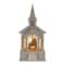 8.25" LED Snow Globe Church with Nativity